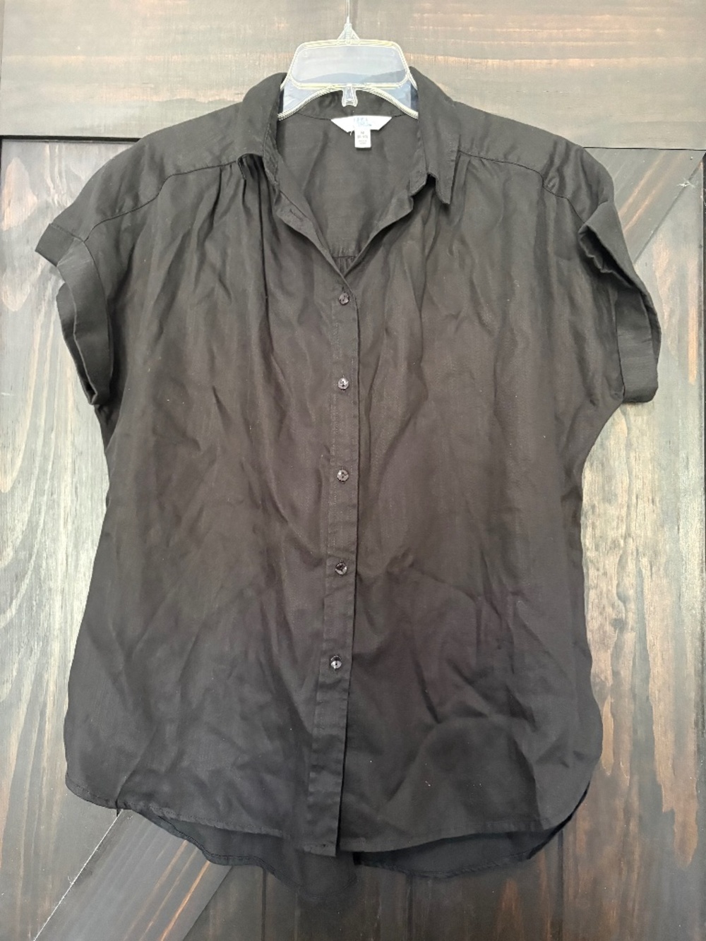 Black button up shirt